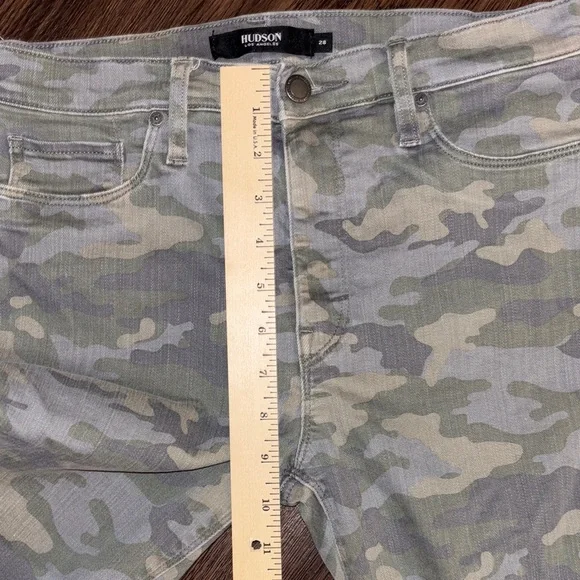 Hudson Barbara Super Skinny Camo Jeans - Picture 8 of 9